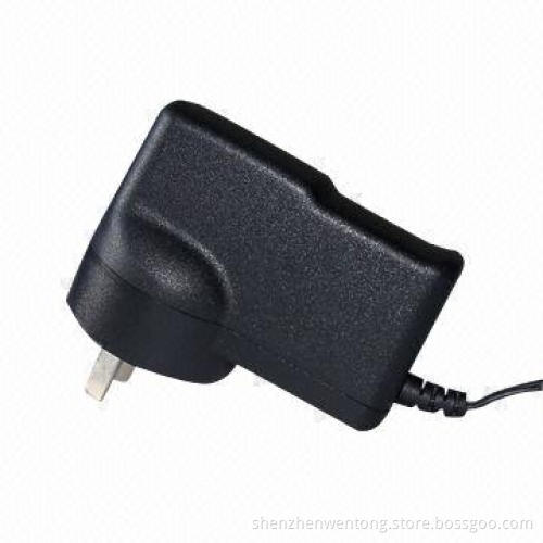 12V/1A AU Power Supply with 100 to 240V/50/60Hz Input Power and 5.5 x 2.1mm DC Jack